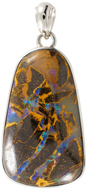 Boulder Opal & SS Pendant
~ ID#18065