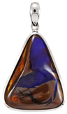 Boulder Opal & SS Pendant
~ ID#18103