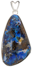 Boulder Opal & SS Pendant
~ ID#18274