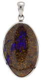 Boulder Opal & SS Pendant
~ ID#18292