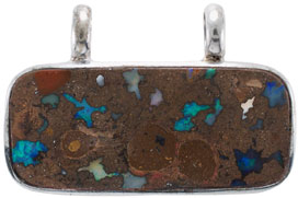 Boulder Opal SS Pendant
~ ID#30719
